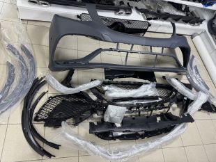Бампер передний AMG 63 на Mercedes GLE w166 Бампер передний AMG 63 на Mercedes GLE w166